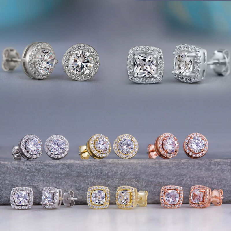 Geometric Stud Earrings