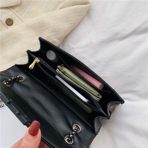 Rivets & Chain Handbag