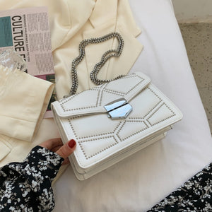 Rivets & Chain Handbag